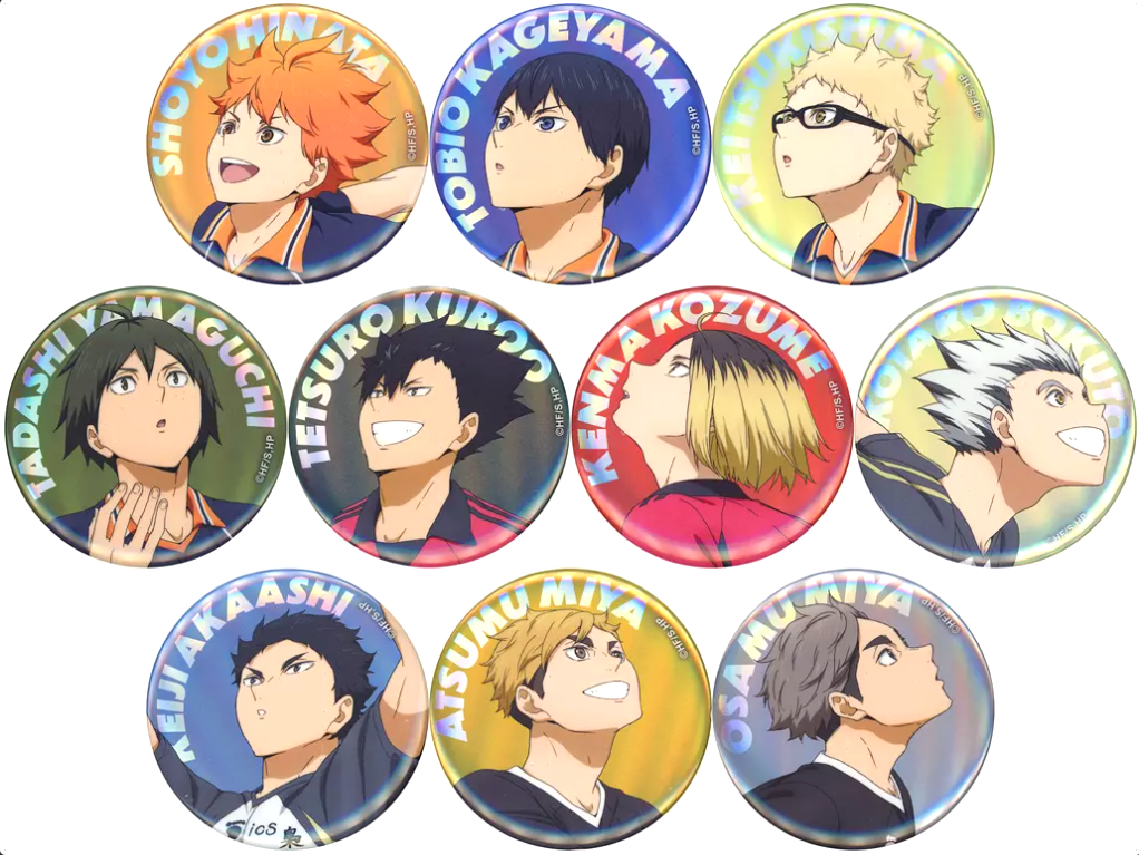 Haikyu!! Plaza TD Can Badge Run Aurora ver. Blind box - Higoods
