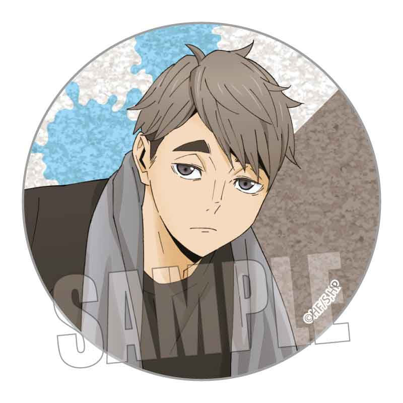 Haikyu!! Trading Glitter Can Badge Pool cleaning ver. - Higoods