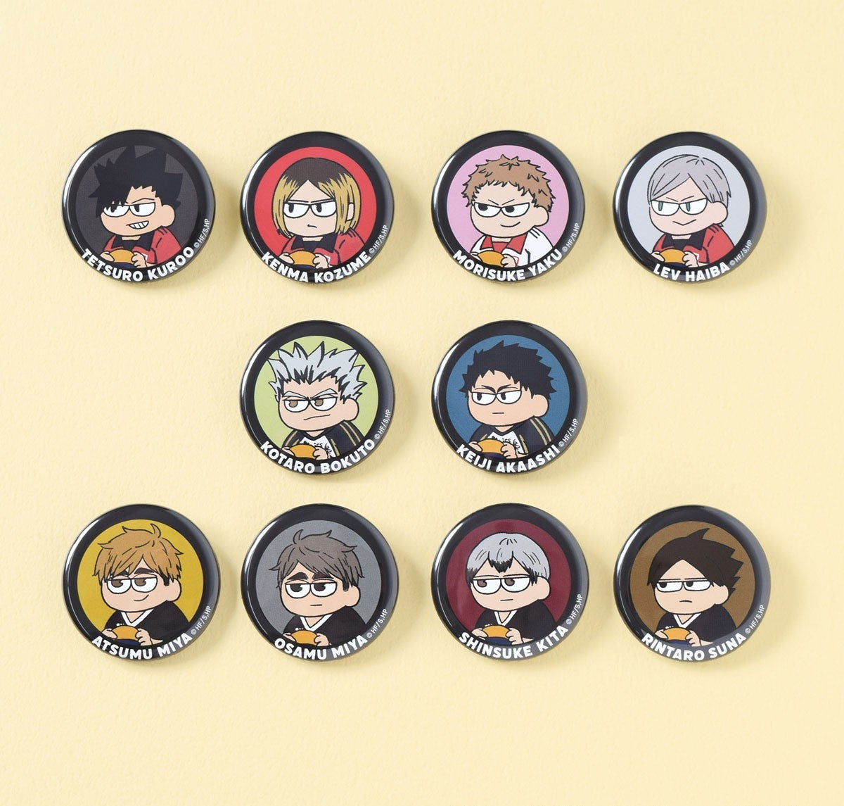 Haikyu!! Jirori Trading Can Badges - Spring High Version Blind box - Higoods