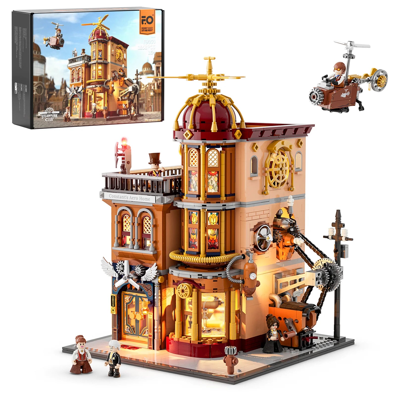 Funwhole Steampunk Flying Club F9050 - Higoods
