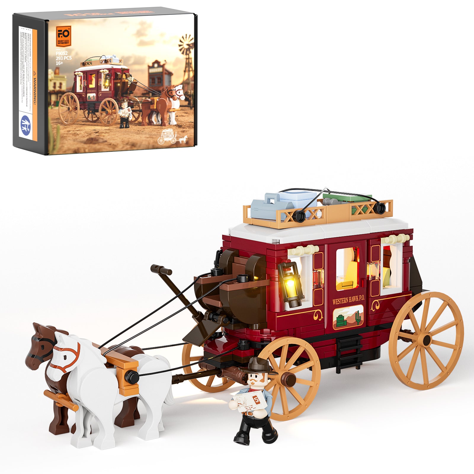 Funwhole Western Stagecoach F9052 - Higoods