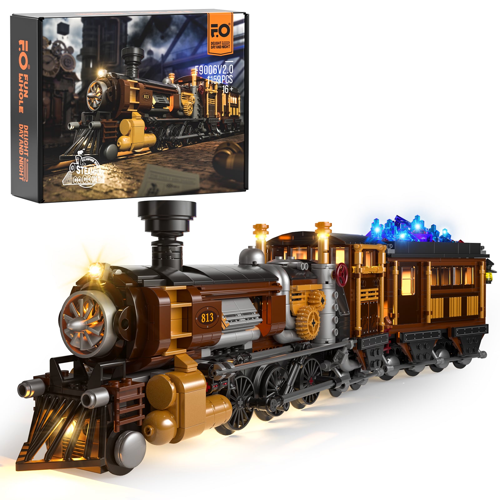 Funwhole Steampunk Ore Train F9006 - Higoods