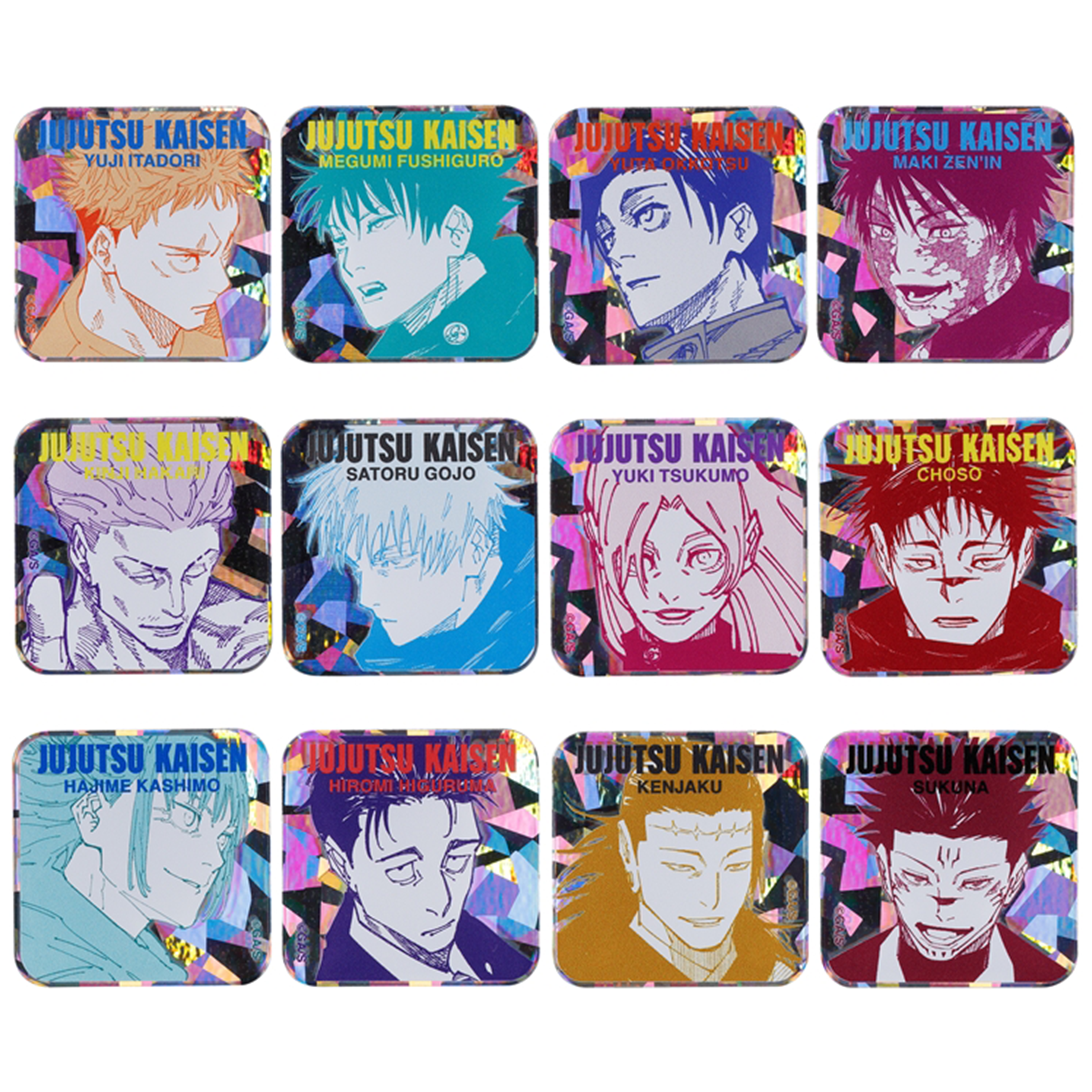 Jujutsu Kaisen Hologram Acrylic Sticker Collection Vol. 1 (1 random type) - Higoods