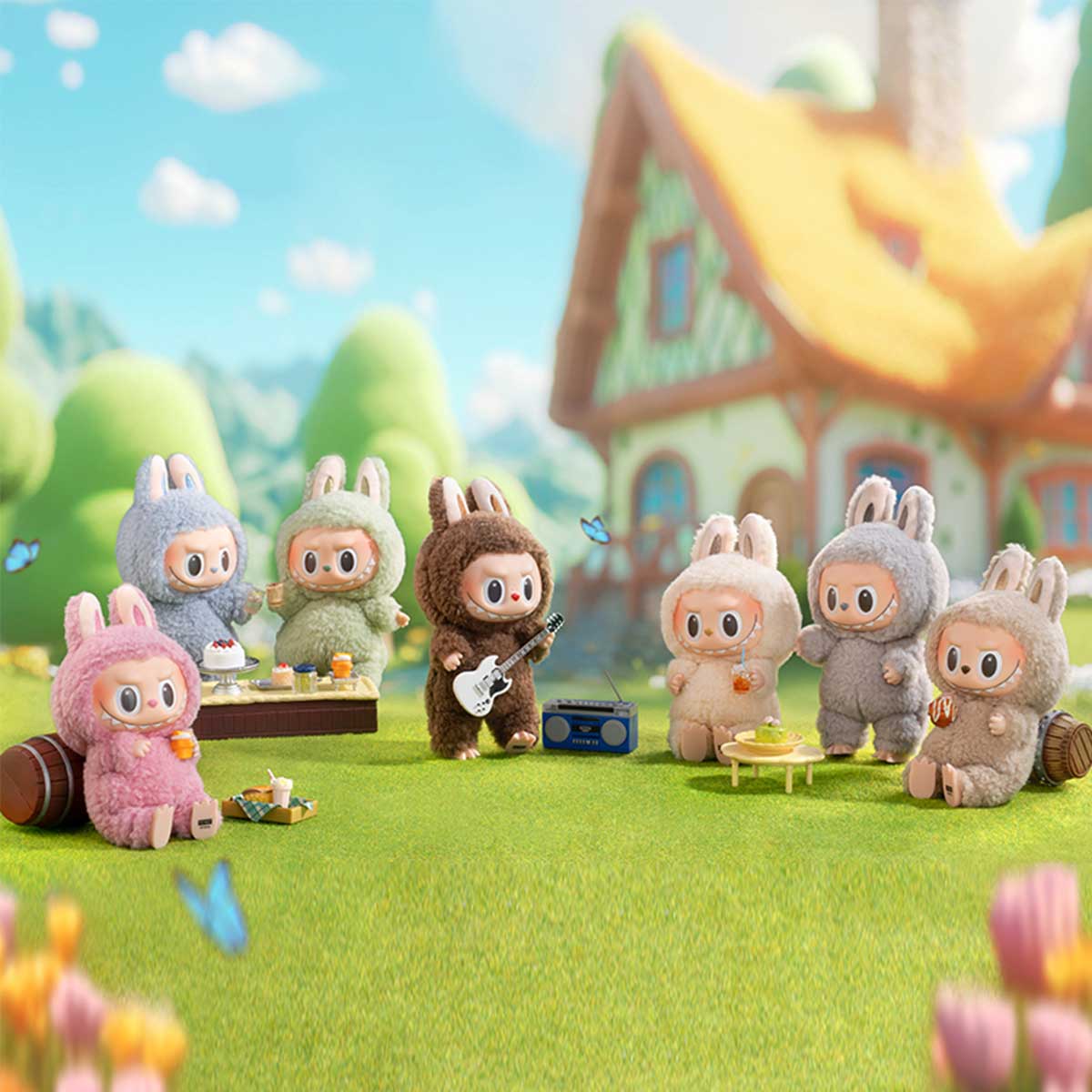 THE MONSTERS Exciting MacaroonsとEnergy THE MONSTERS - Exciting Macaron Vinyl Face – Higoods