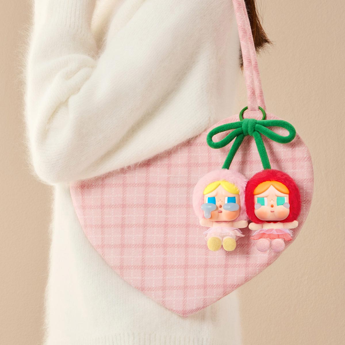 CRYBABY Crying For Love Series-Vinyl Plush Hanging Card (Love You Cherry Much) - Higoods