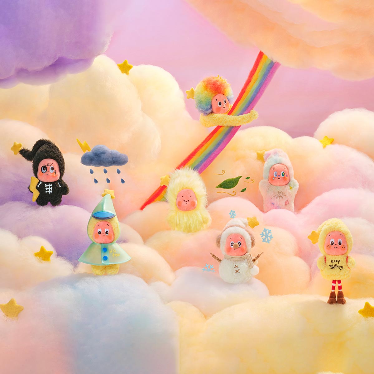 Twinkle Twinkle Sweet Dreams Forecast Series-Plush Pendant – Higoods
