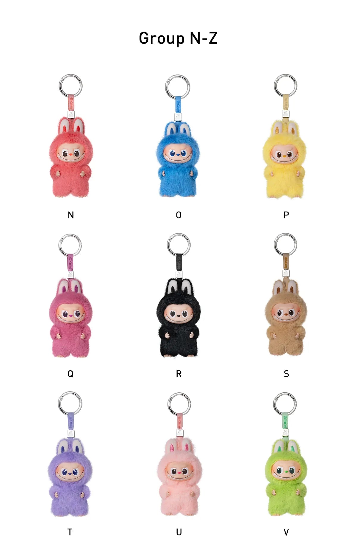 THE MONSTERS PIN FOR LOVE SERIES - Vinyl Plush Pendant Blind Box(N-Z) - Higoods