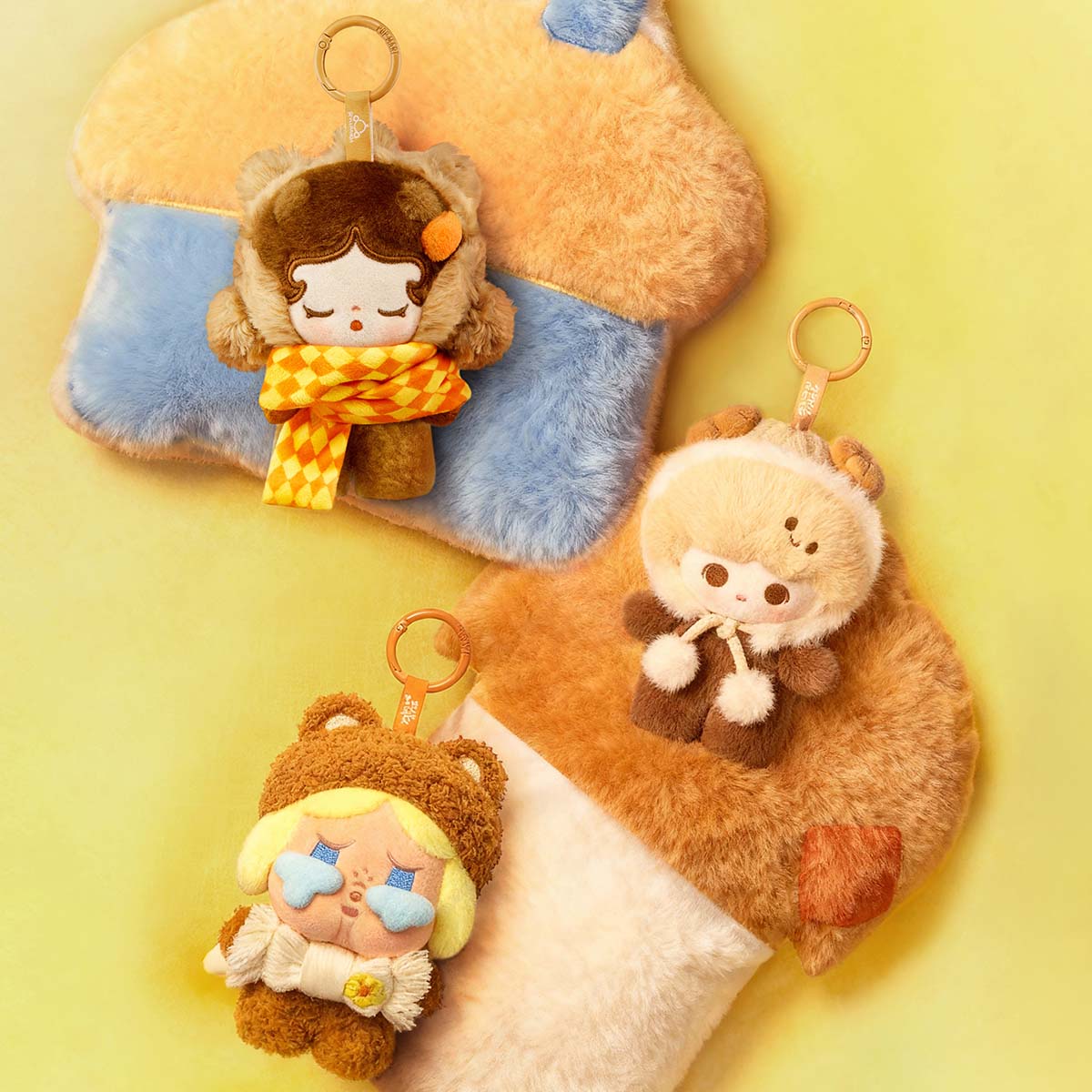 POP BEAN Fluffy & Cozy Series-Plush Pendant Blind Box