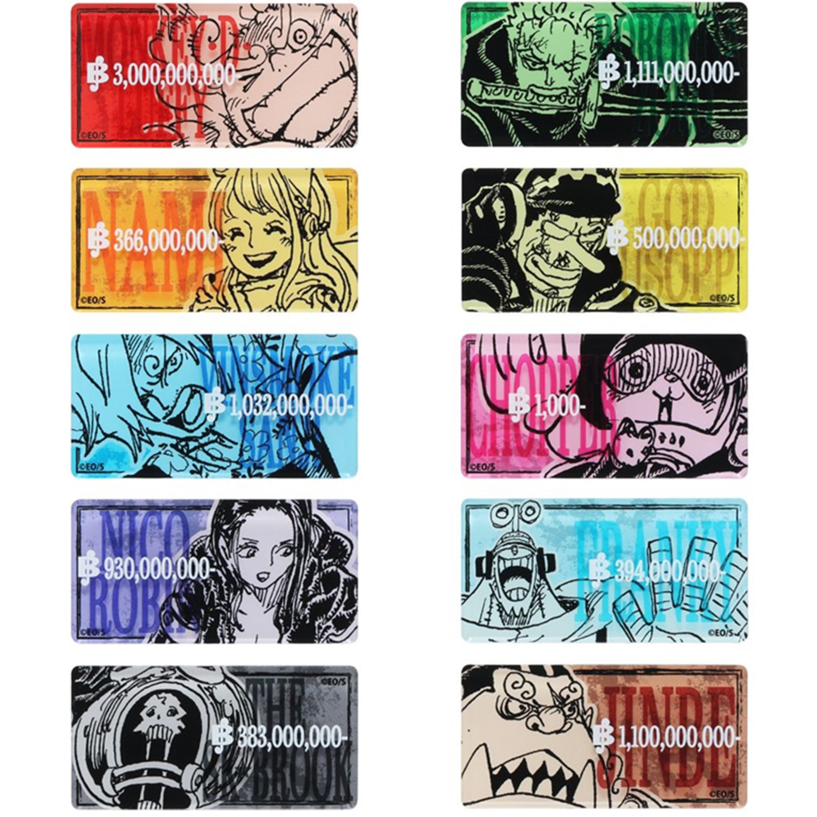 ONE PIECE Bounty Badge Collection Vol.1 - Higoods