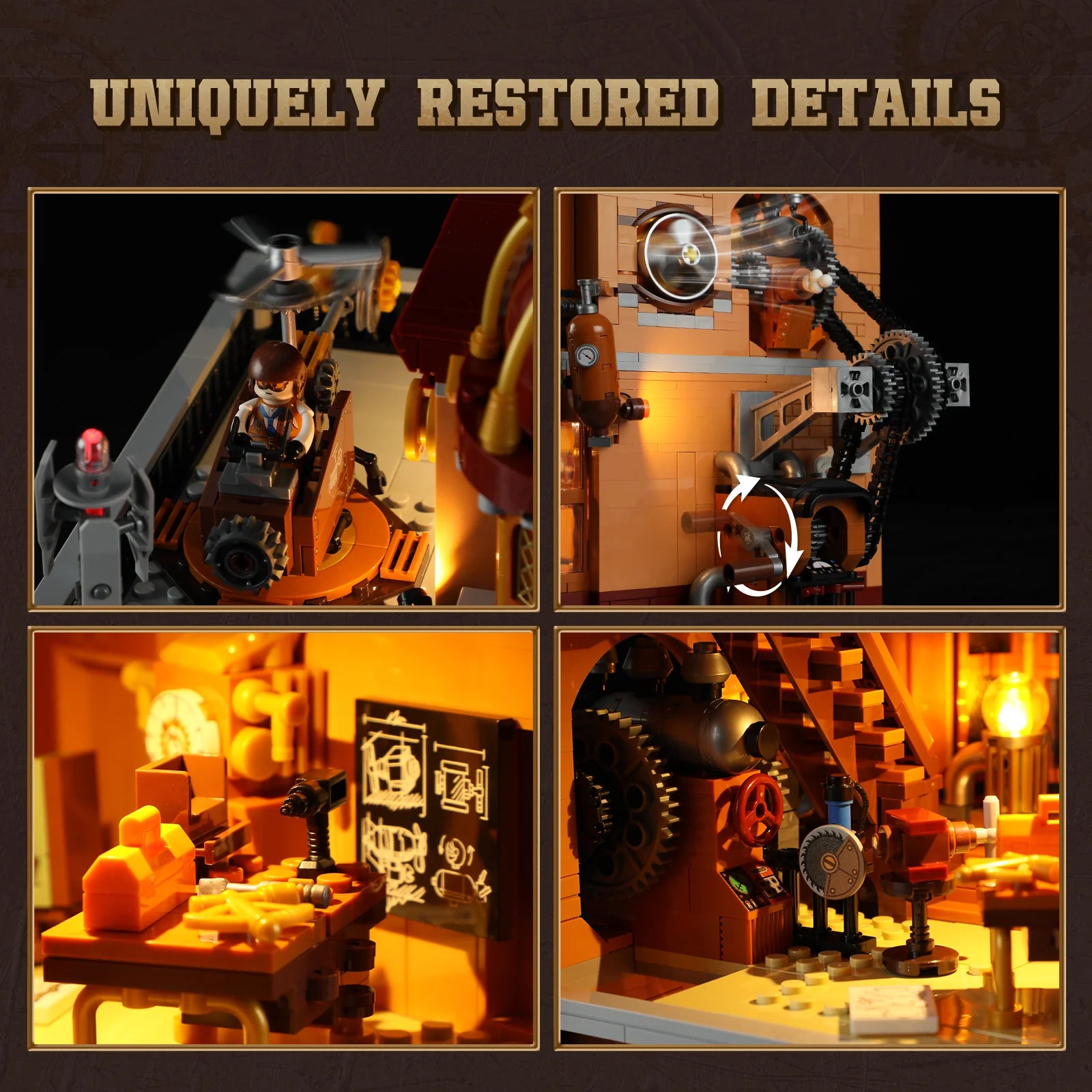 Funwhole Steampunk Flying Club F9050 - Higoods