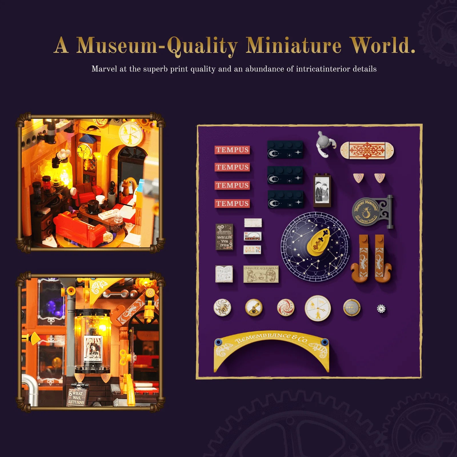 Lumibricks Steampunk Memory Magic Shop 11013