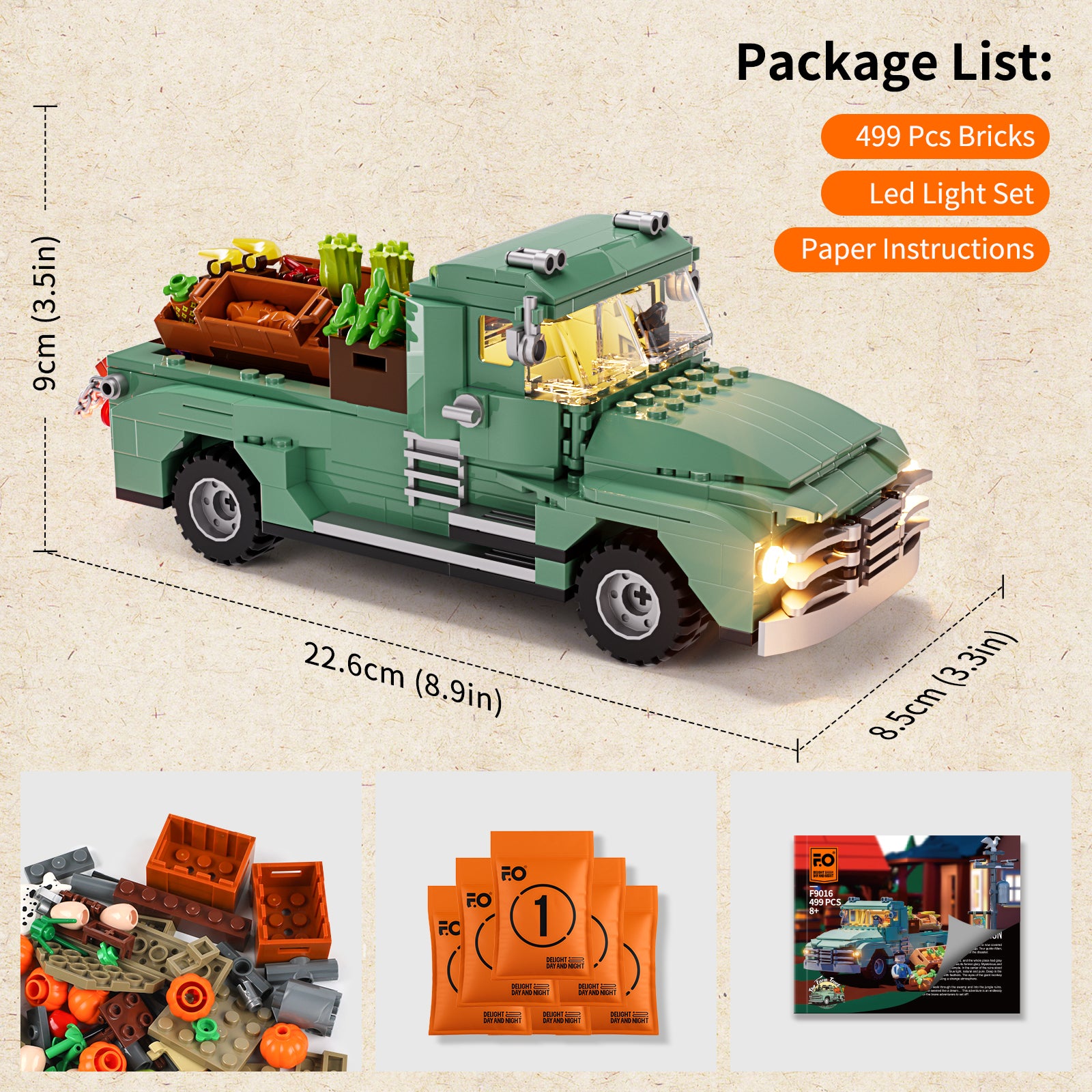Funwhole Farm Truck F9016 - Higoods