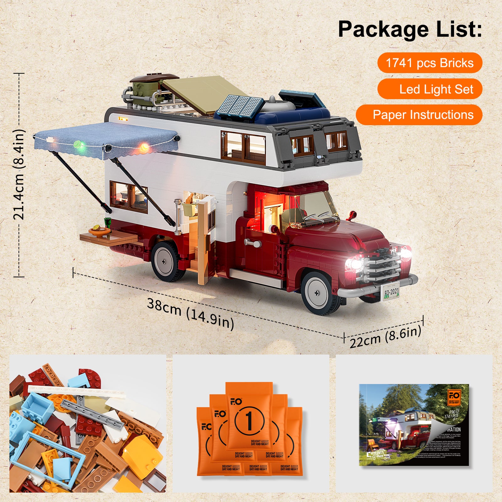 Camper-Van 1742PCS