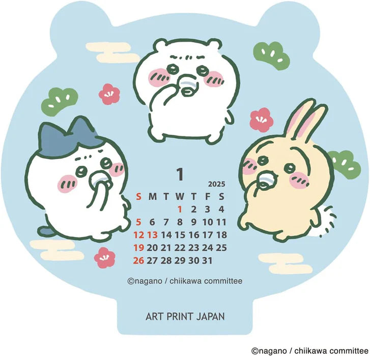 Chiikawa 2025 mini Desk Calendar - Higoods
