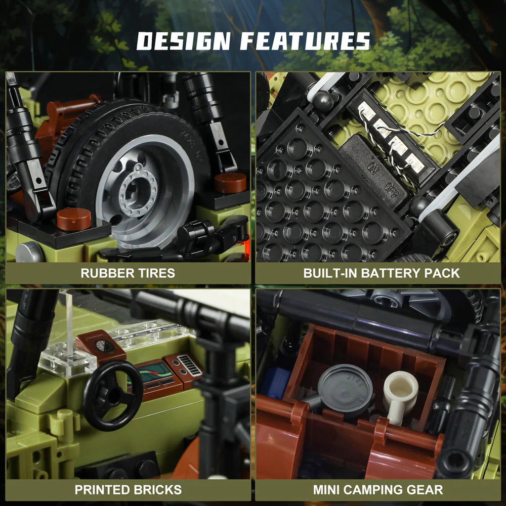 Funwhole Wood Cabin + Jungle Off Roader Bundle - Higoods