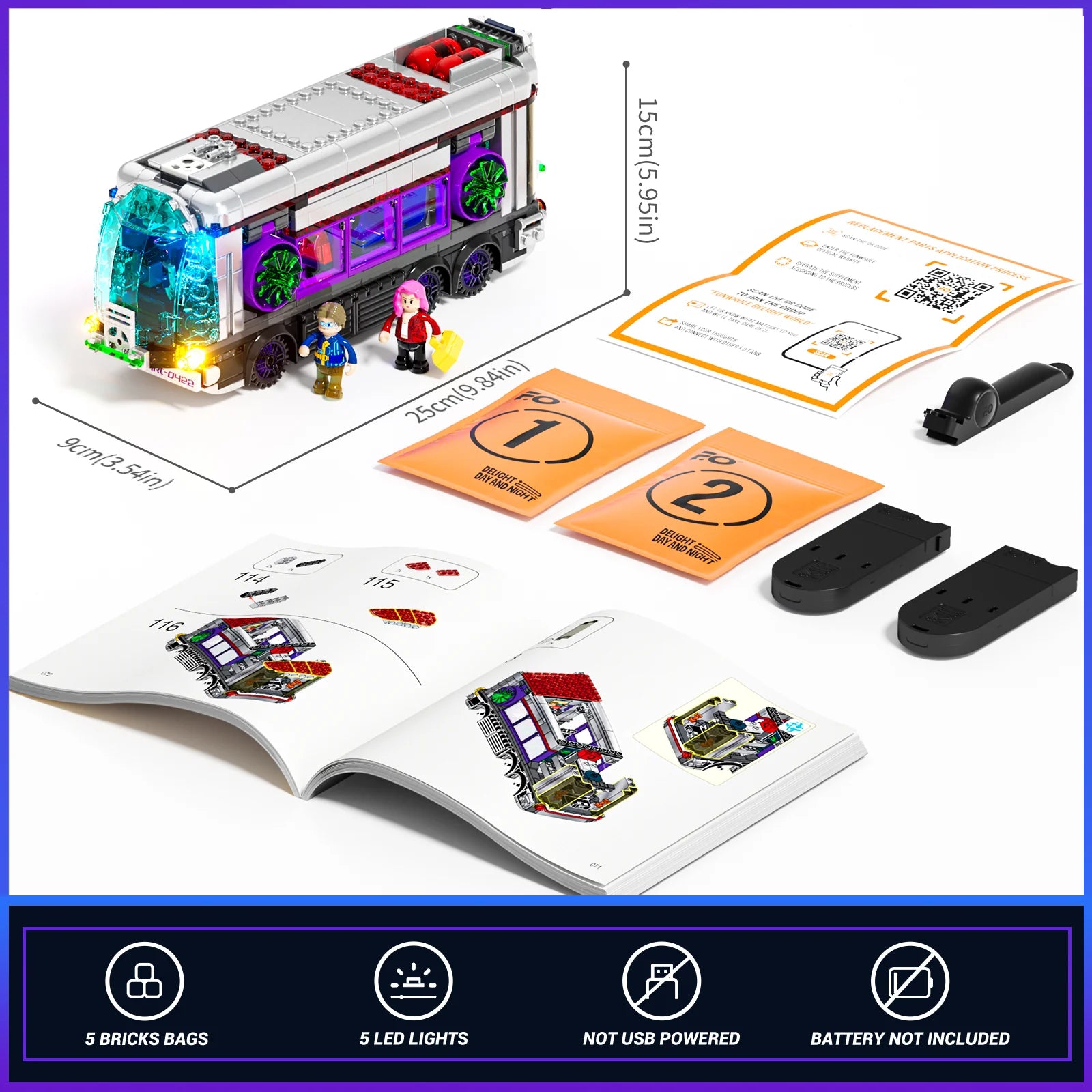 FUNWHOLE® Future Bus F9060