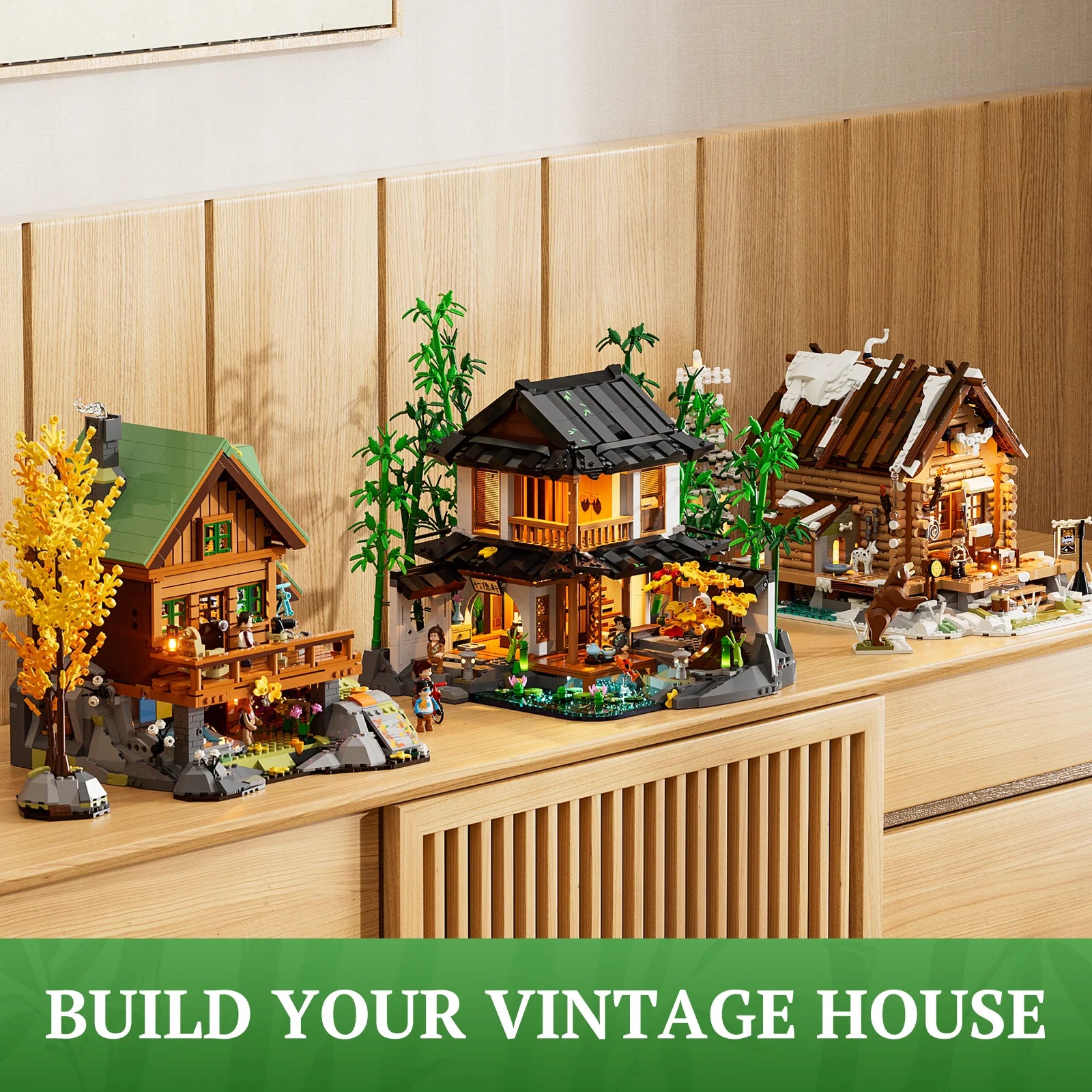 LUMIBRICKS Bamboo House F9075 - Higoods