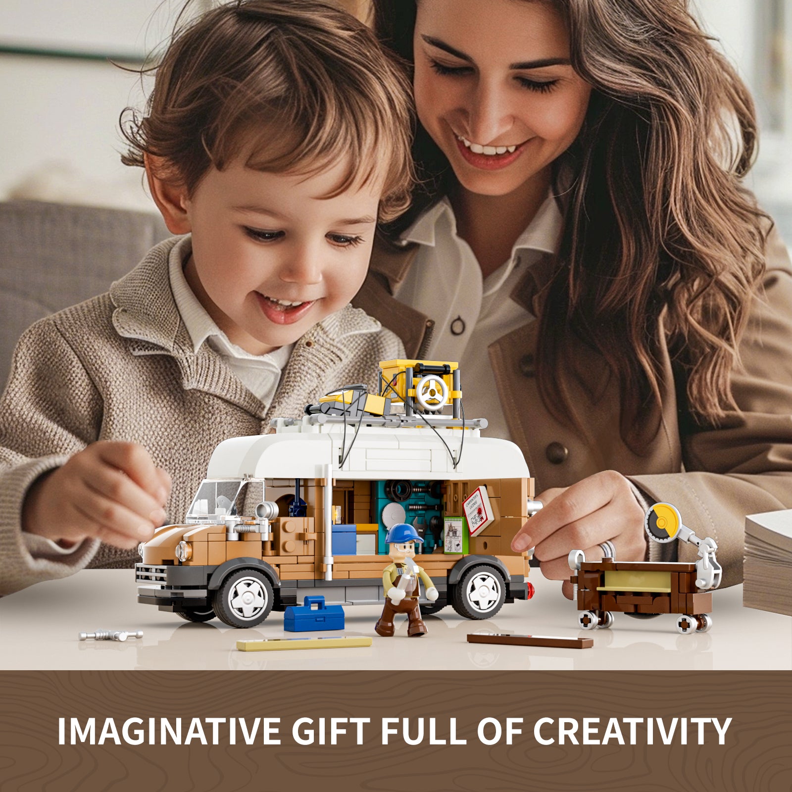 Funwhole Carpentry Van 496PCS - Higoods
