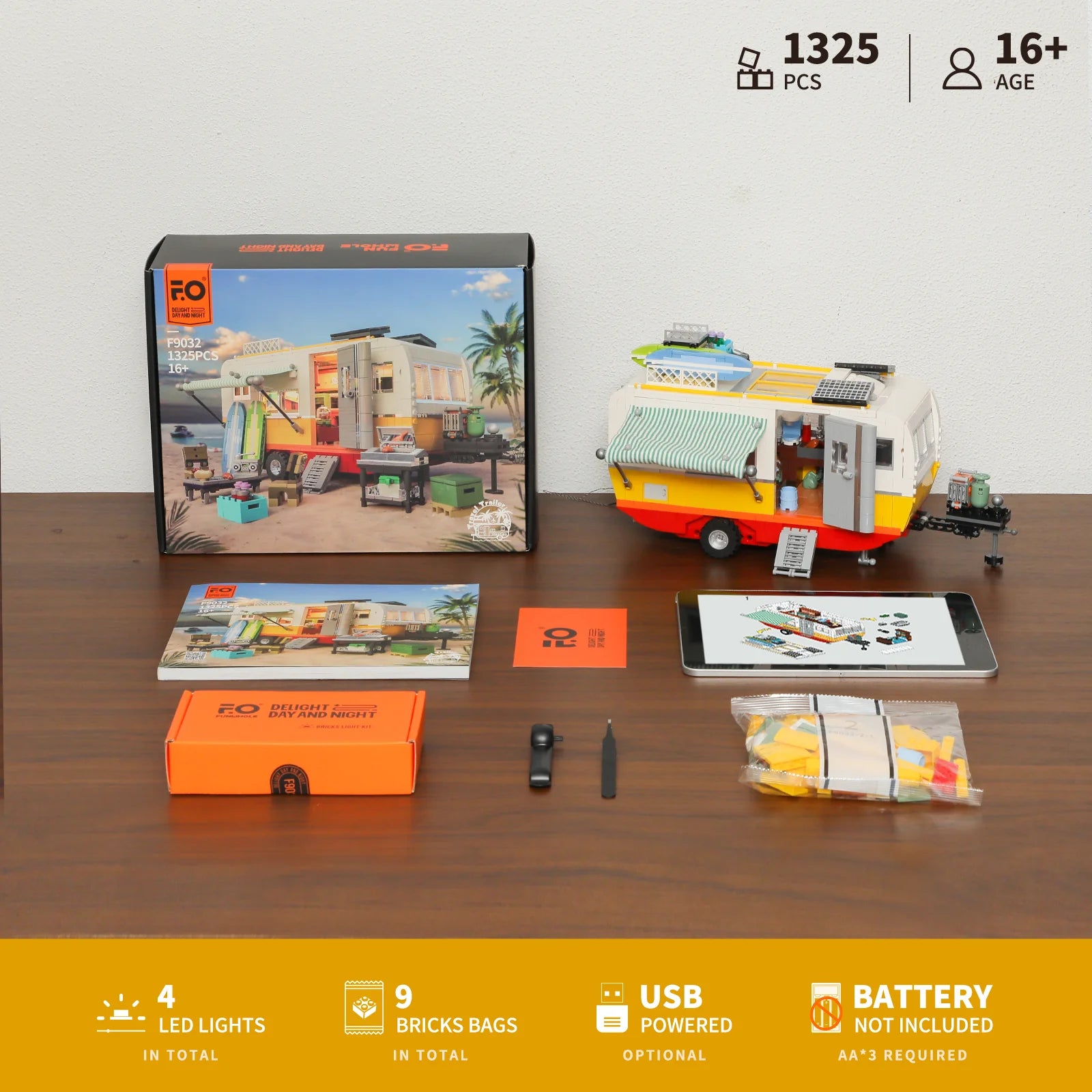 Funwhole Travel Trailer F9032 - Higoods