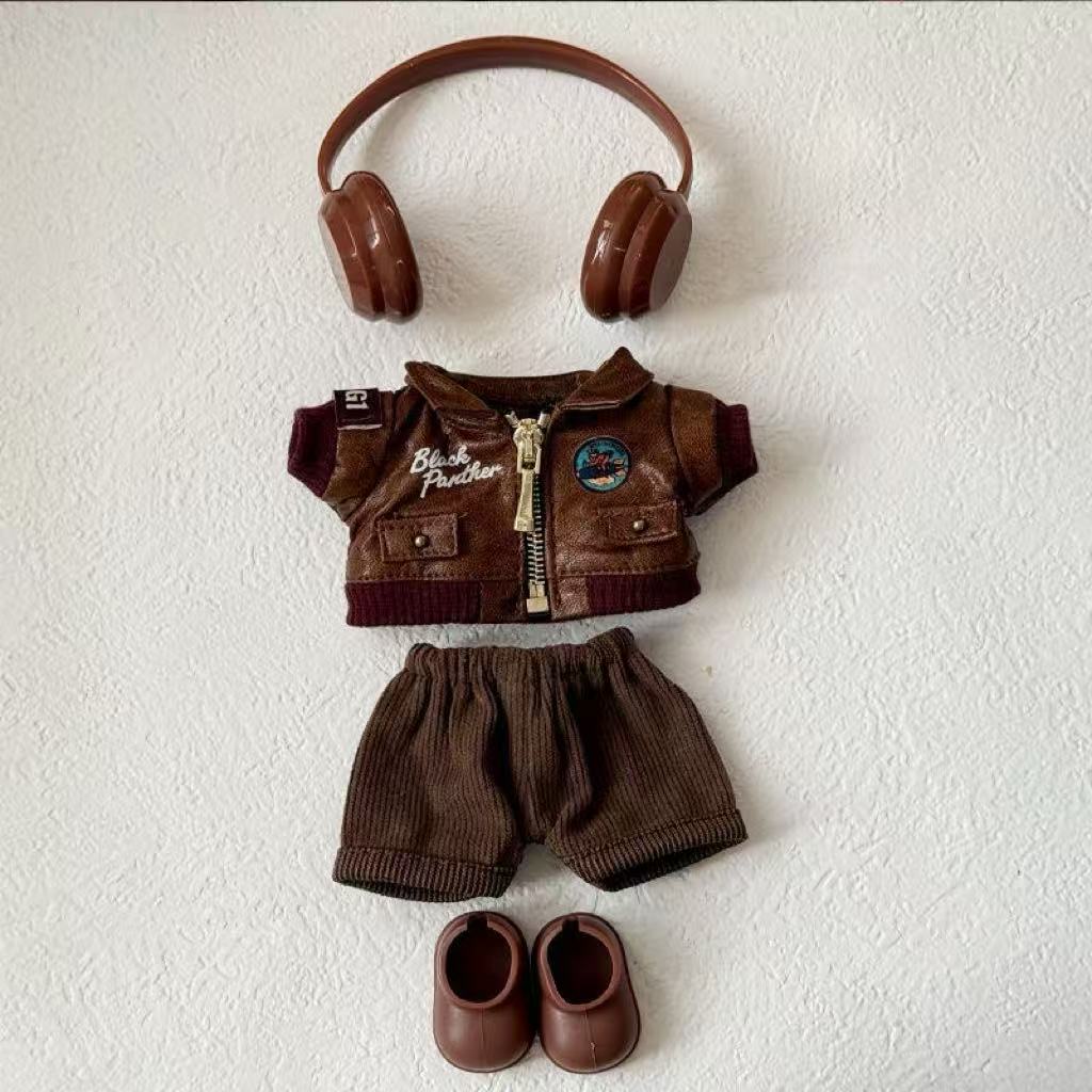 LABUBU Aviator Bomber Jacket Set - Clothes Only - Higoods