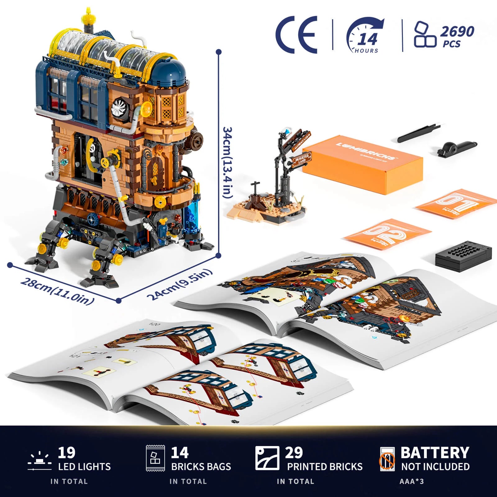 Lumibricks Alchemist's Moving Castle L9103