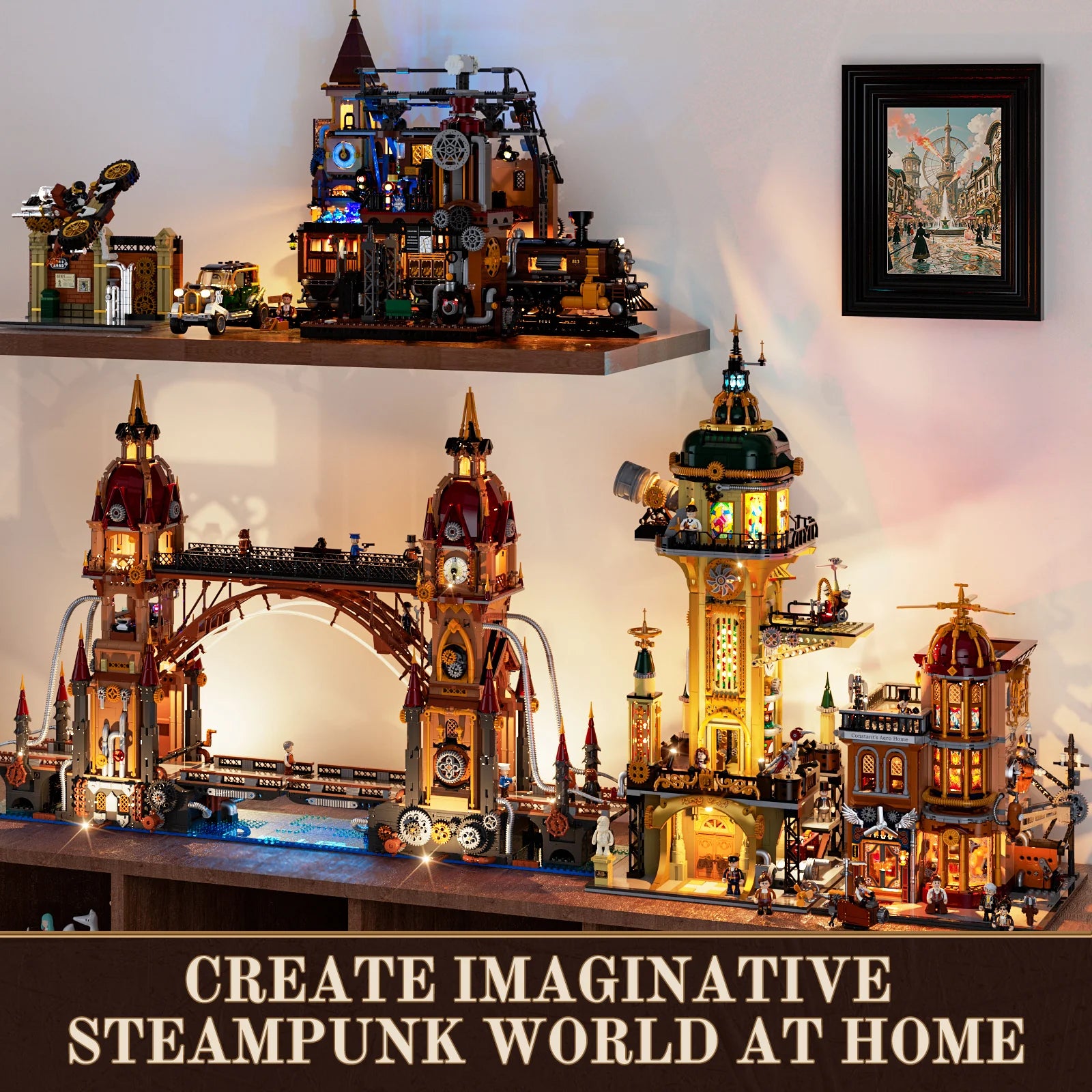 Steampunk Watch Tower 2744PCS