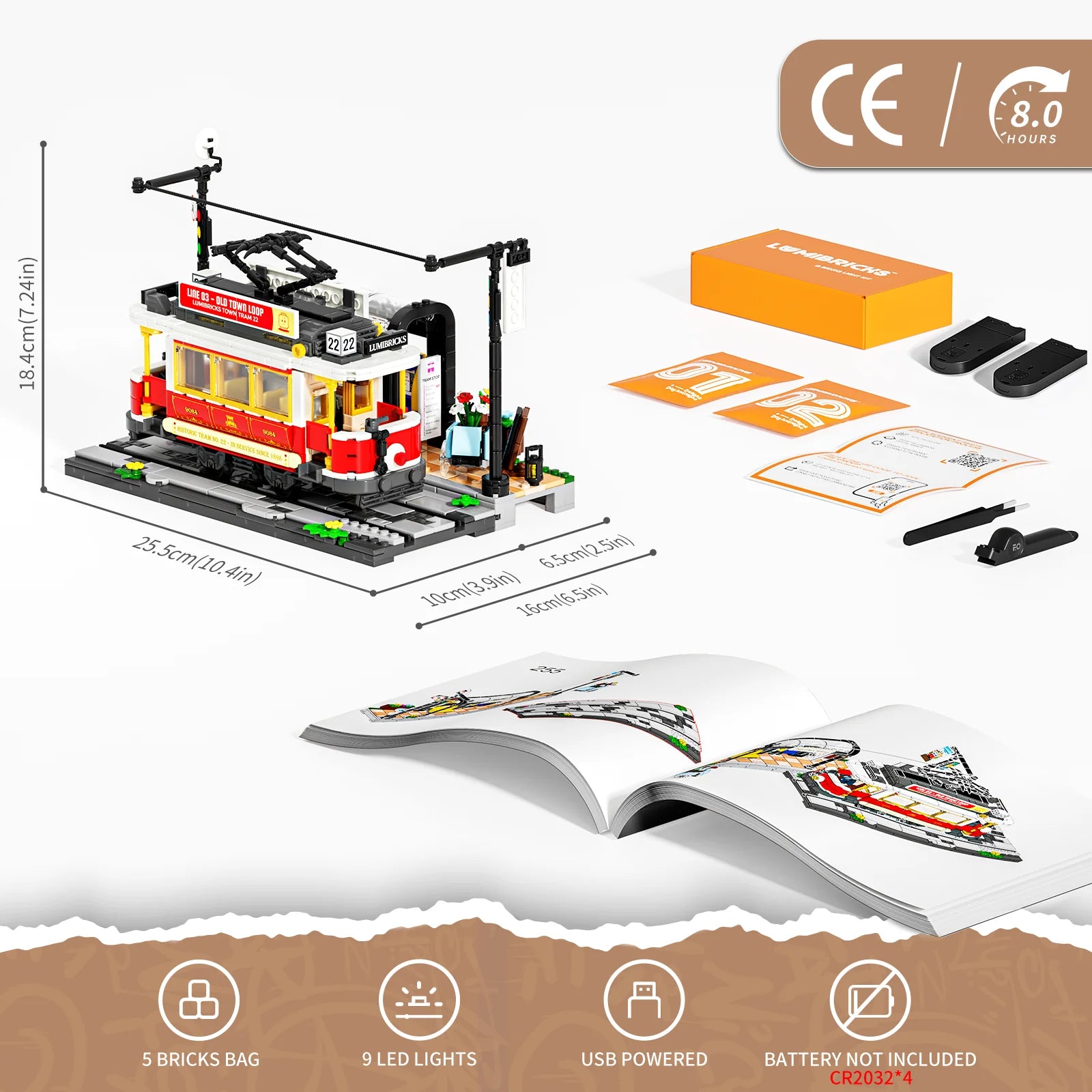 Lumibricks Heritage Tram and Station L9084