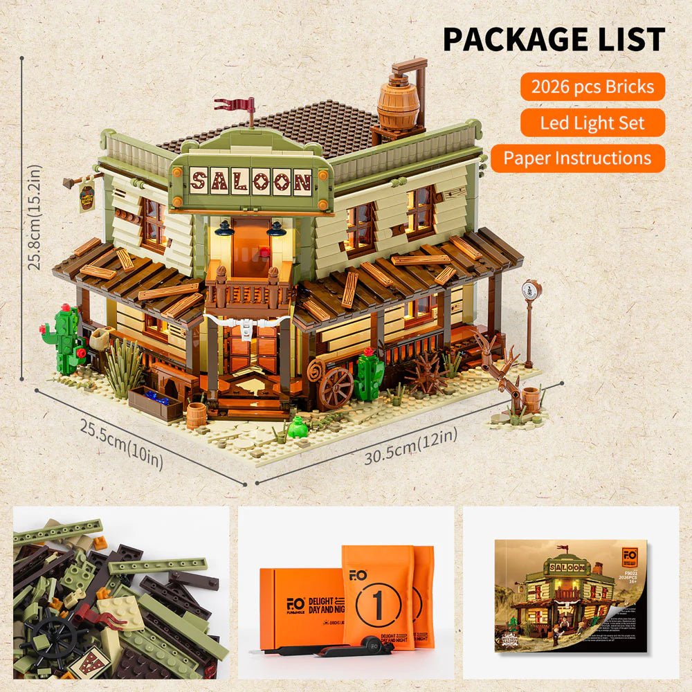 Funwhole Western Saloon F9021V2.0 - Higoods