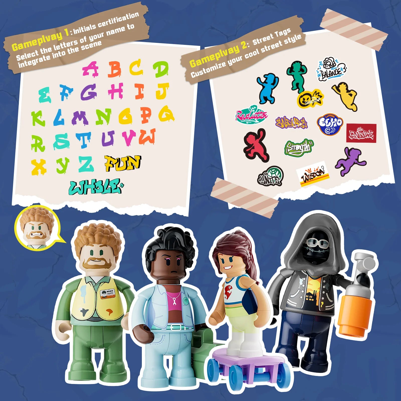 Graffiti Bus Stop 514PCS