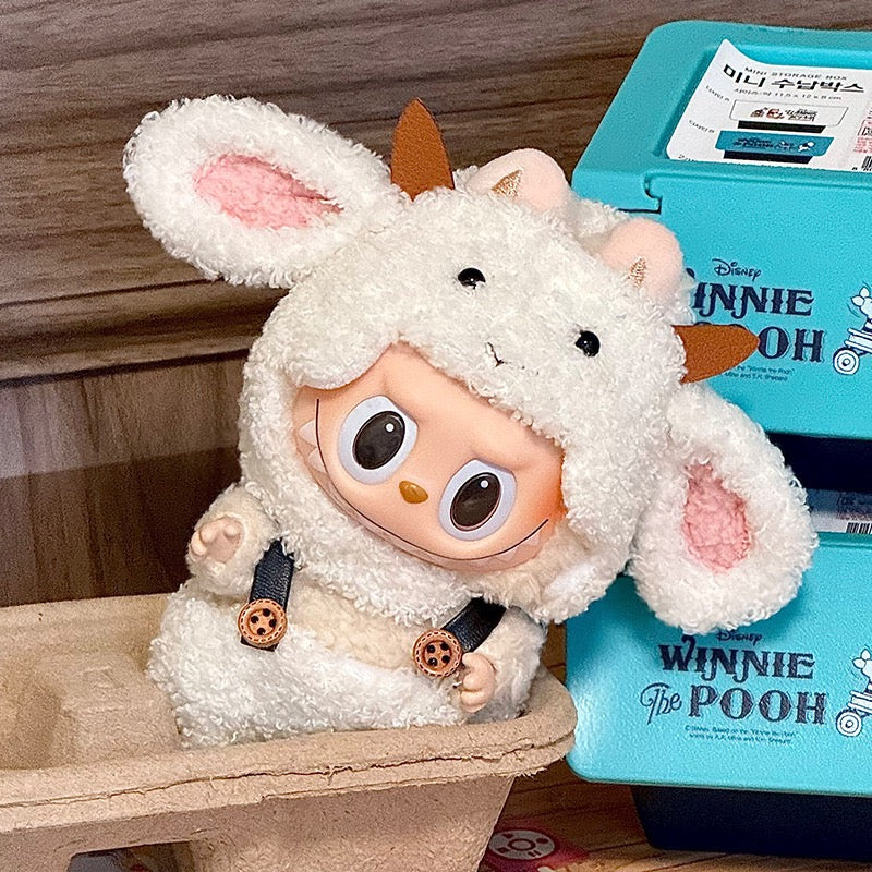 Labubu Fluffy Lamb Overalls Set - Higoods