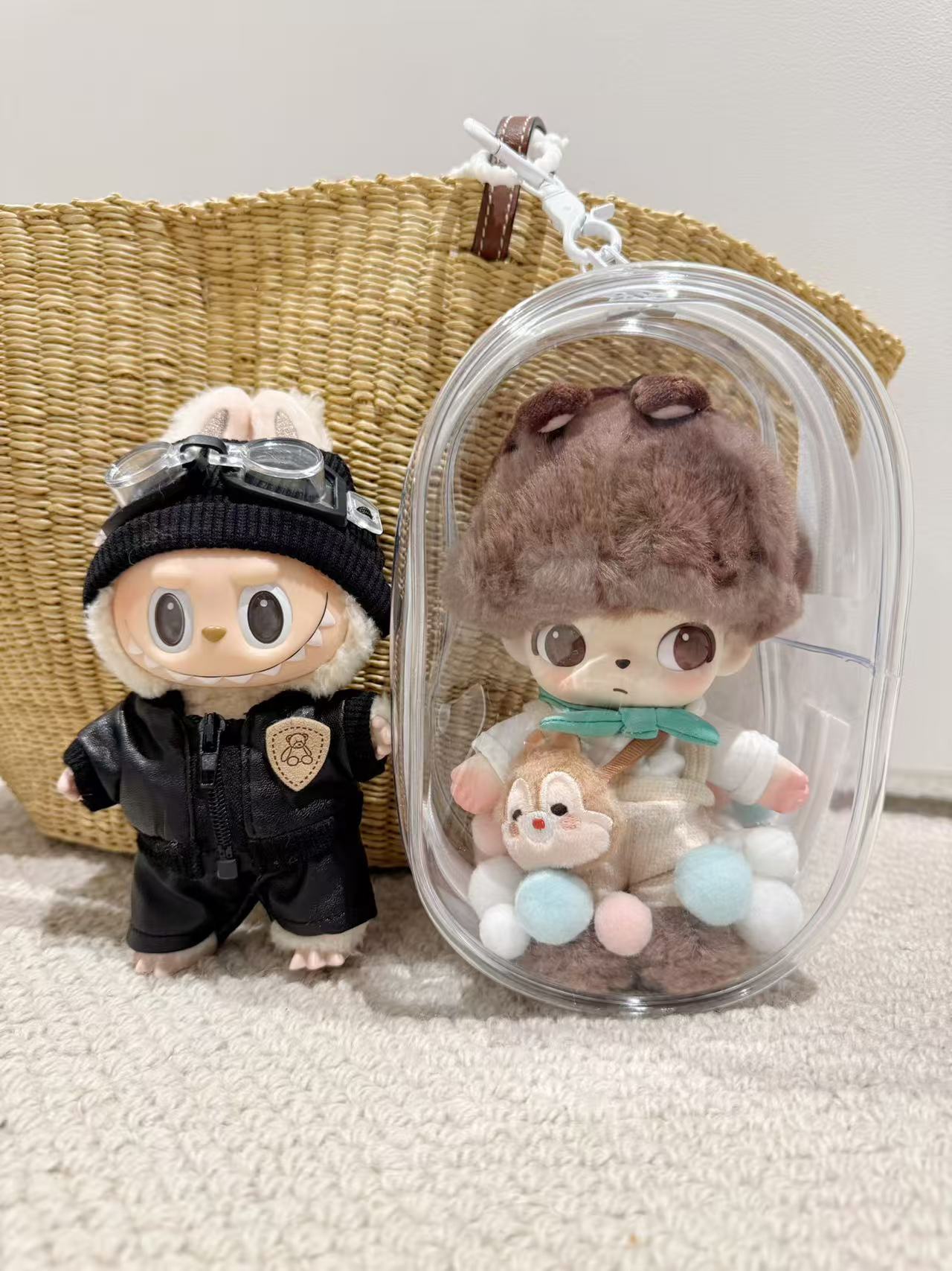Display case/dustproof storage bag for Labubu and other pendants - Higoods