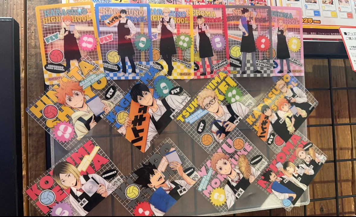 Haikyu!! Tower Records Cafe Clear Card Collection Blind pack - Higoods