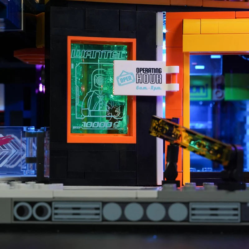 Lumibricks Cyberpunk Floating Train Station L9098