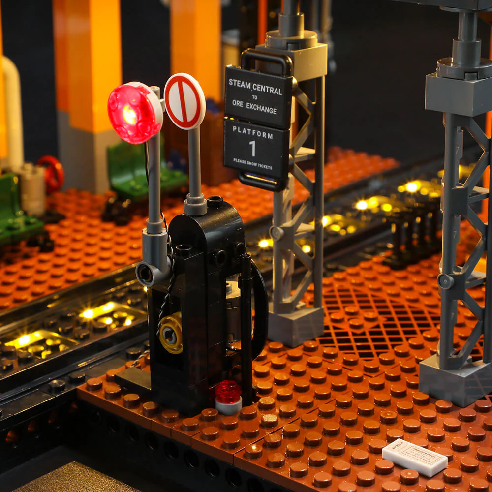 Steampunk Train Station 1843PCS