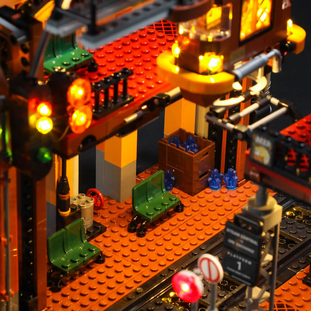 Steampunk Train Station 1843PCS
