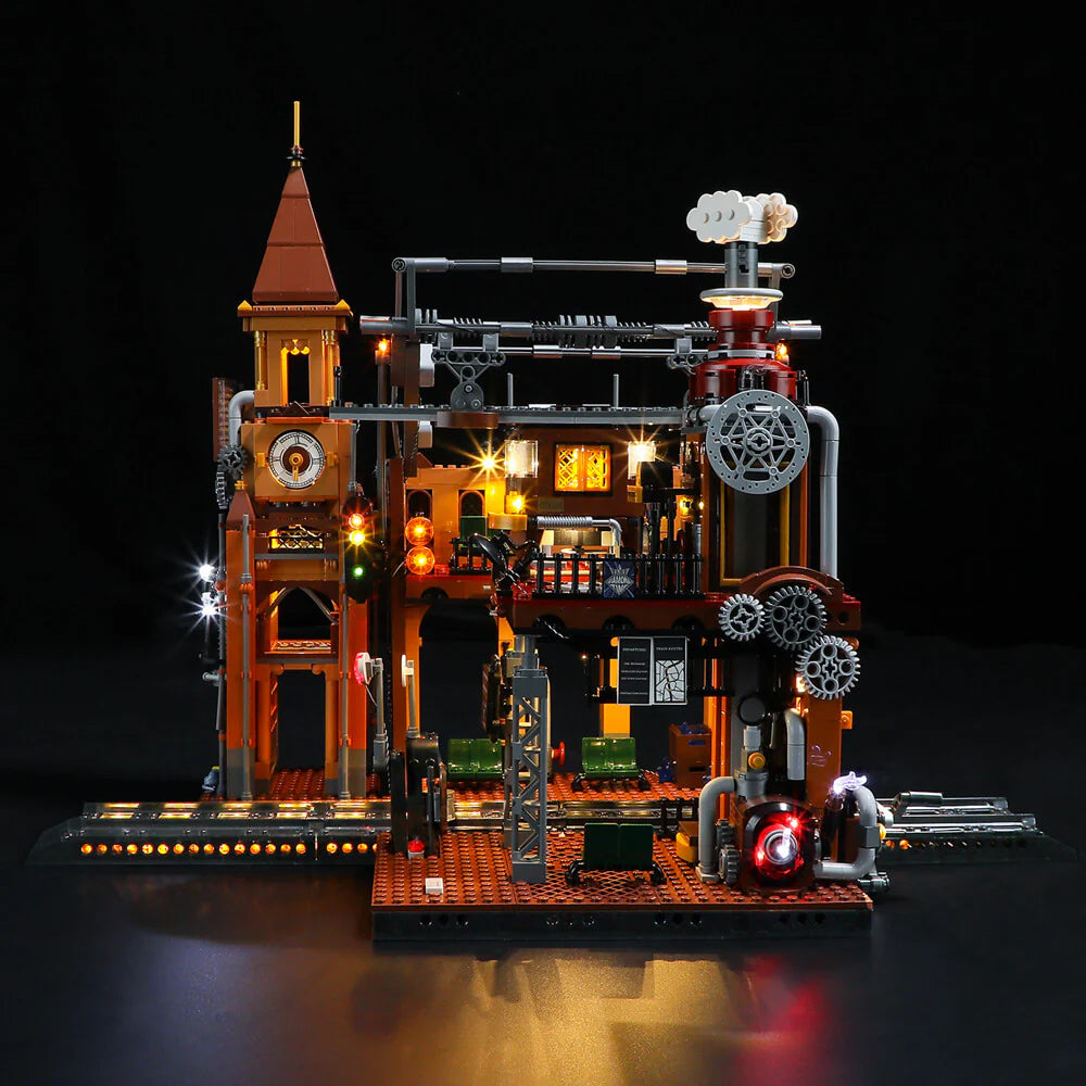 Steampunk Train Station 1843PCS