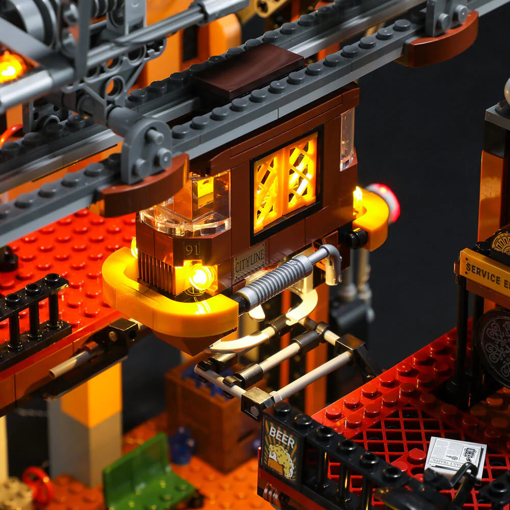 Steampunk Train Station 1843PCS