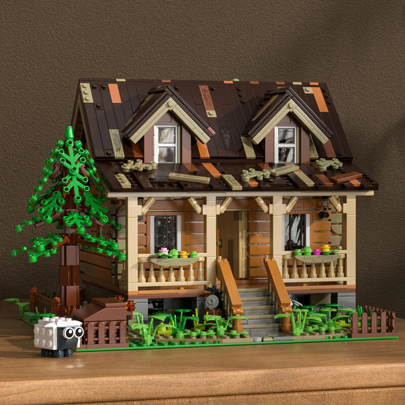 Wood Cabin 2097PCS