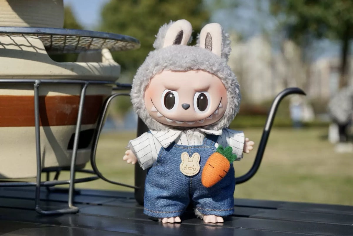Labubu Farm Style Denim Overalls Outfit (Cloth only) - Higoods