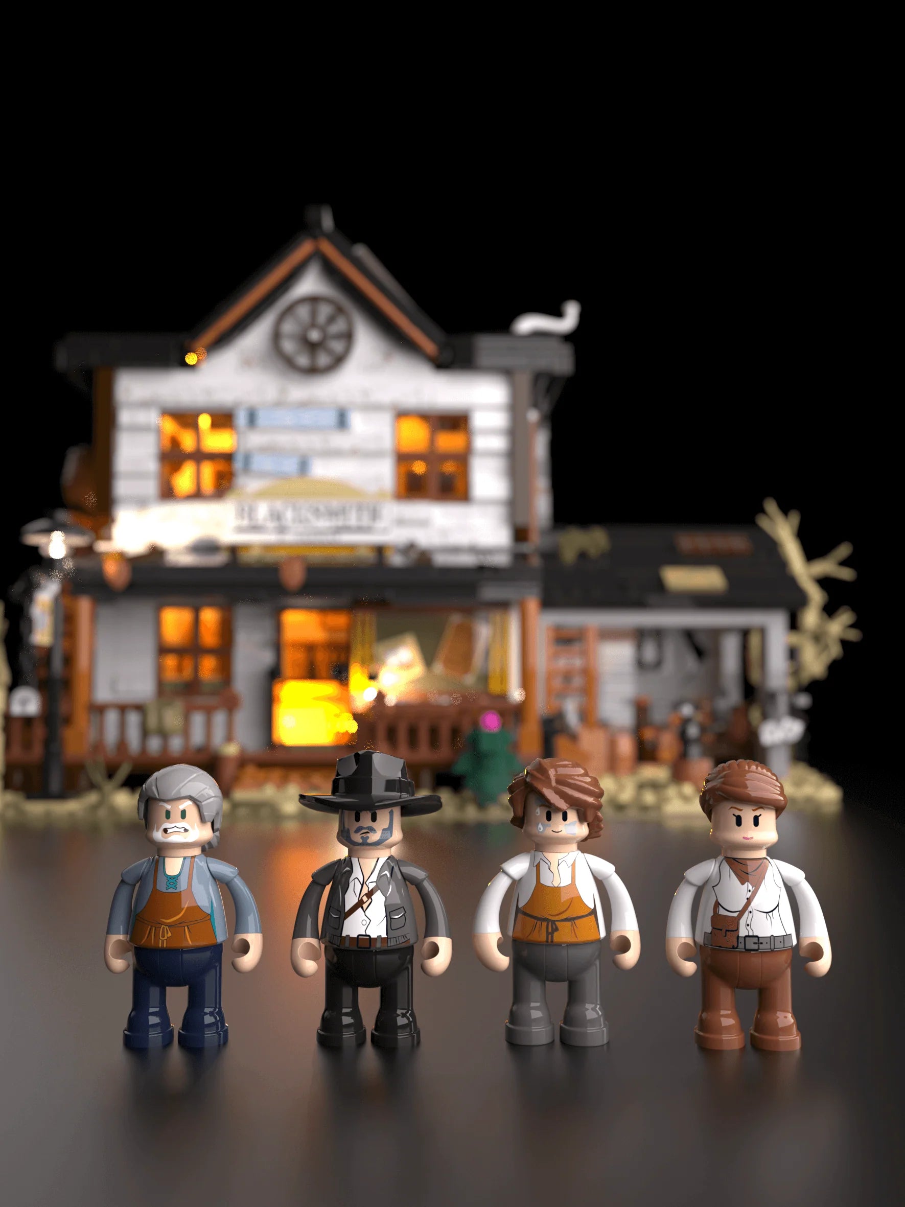 Lumibricks Old West Blacksmith