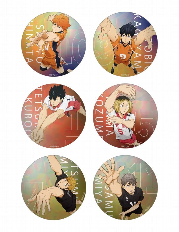 Haikyu!! Trading Hologram Can Badge Blind box - Higoods
