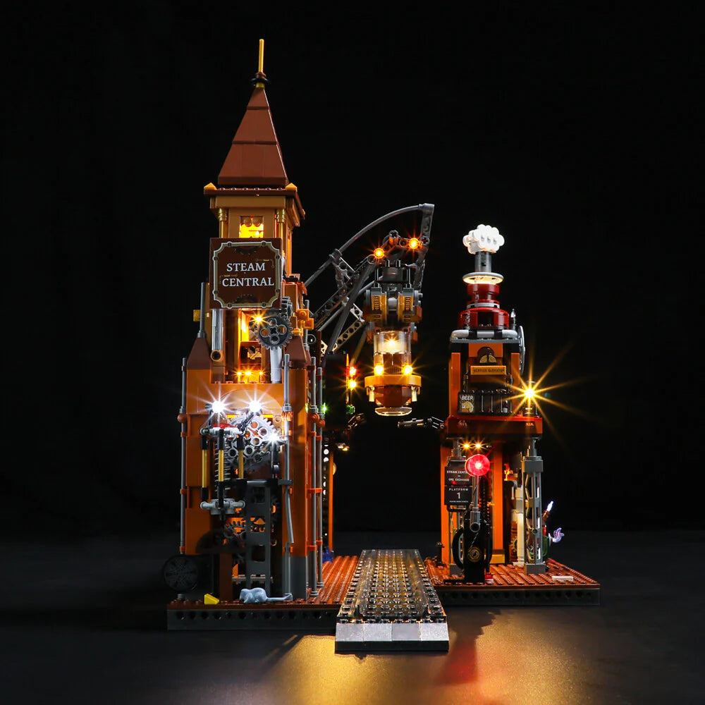 Steampunk Train Station 1843PCS