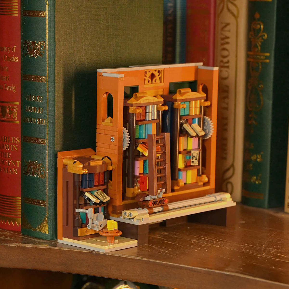 Lumibricks Steampunk Time Rift Library 11012
