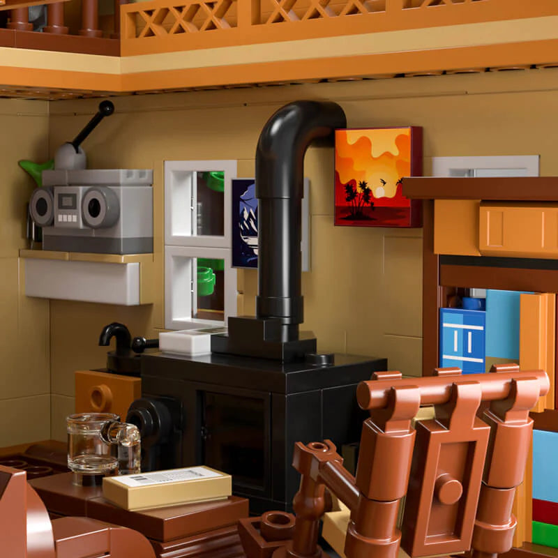 Wood Cabin 2097PCS