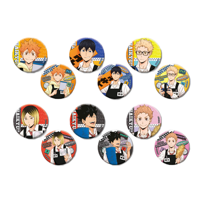 Haikyu!! Tower Records Cafe Can Badge Collection Blind box - Higoods
