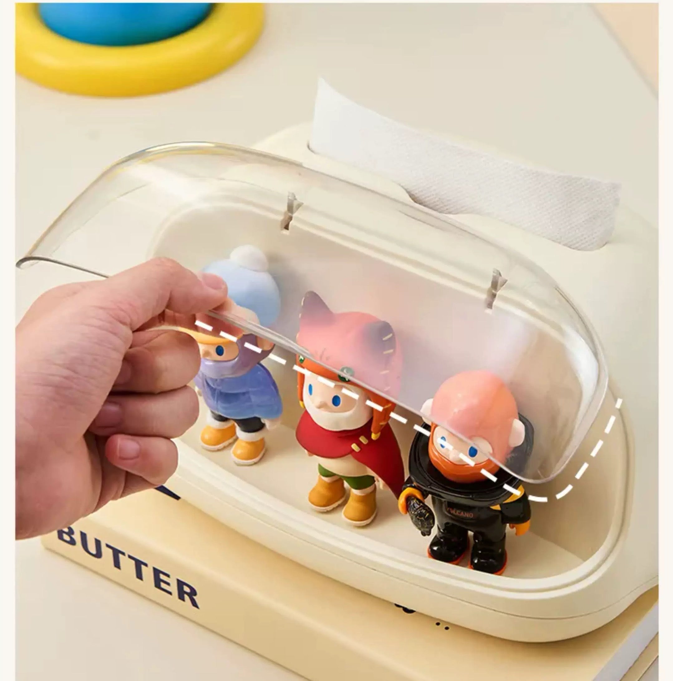 Figure display tissue box - Higoods