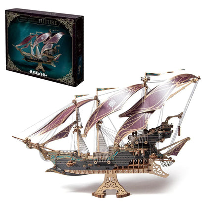 HowCat™ Pirate Ship -"Purple Futurama" - Higoods