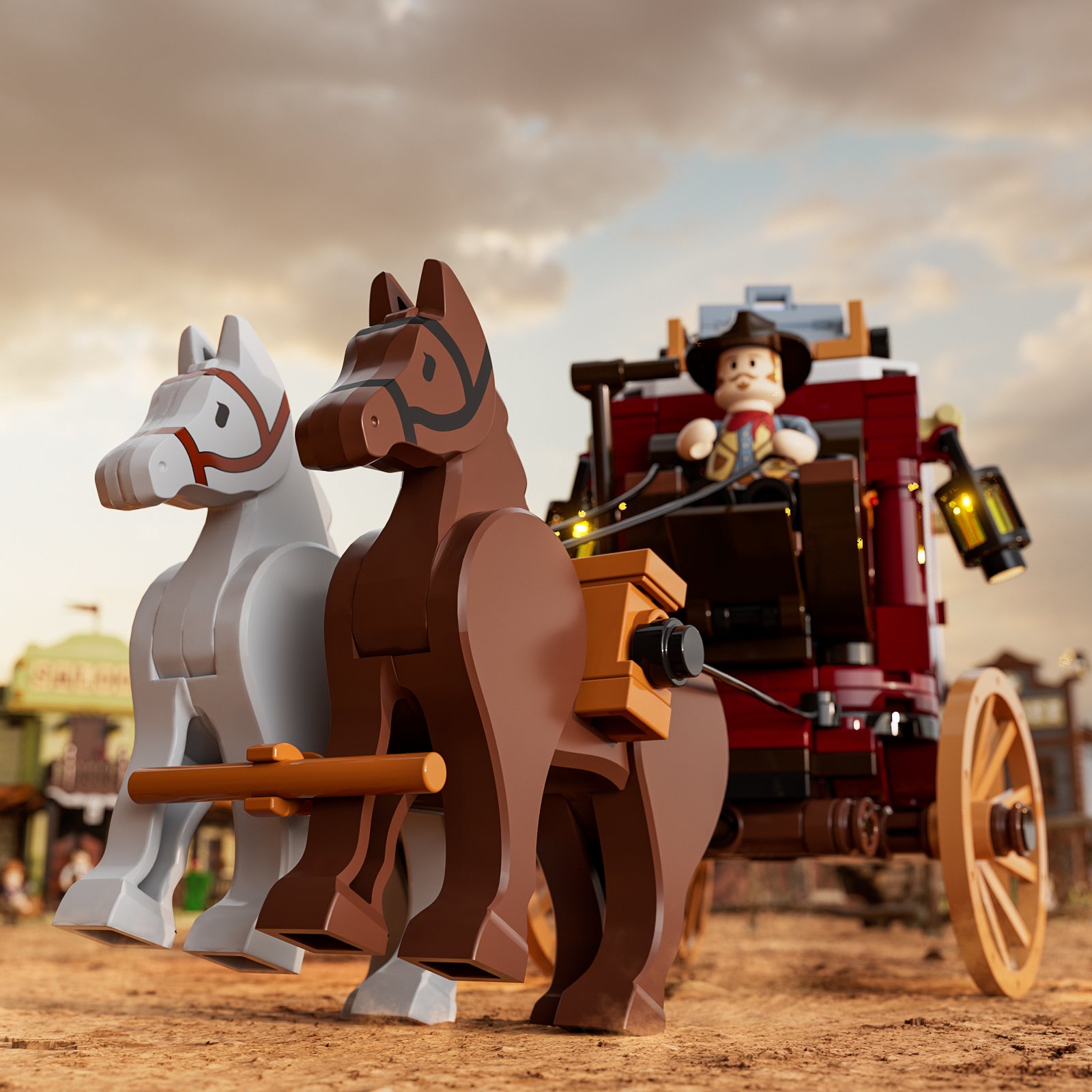 Funwhole Western Stagecoach F9052 - Higoods