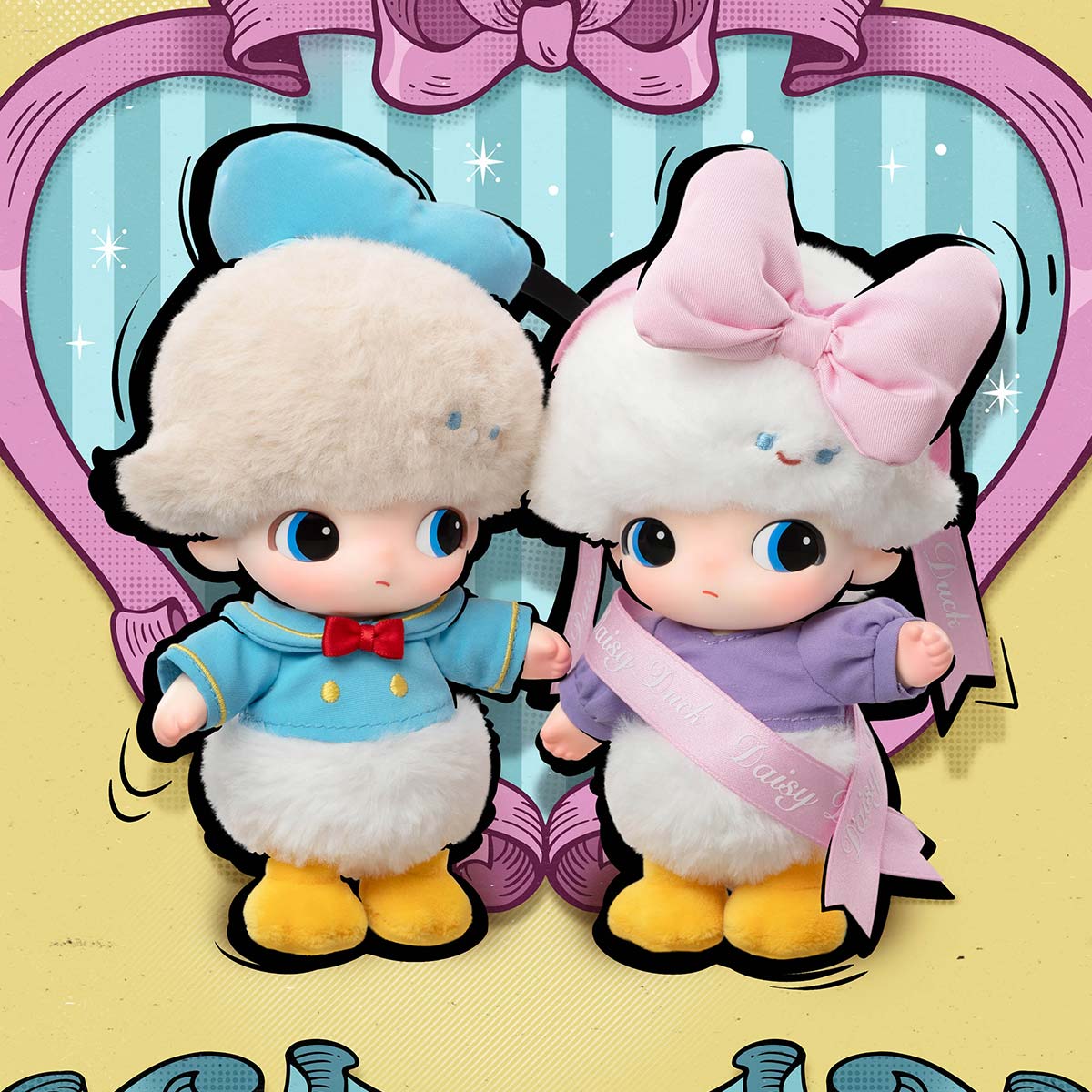 DIMOO WORLD × DISNEY Series-Vinyl Plush Keychain Blind Box - Higoods