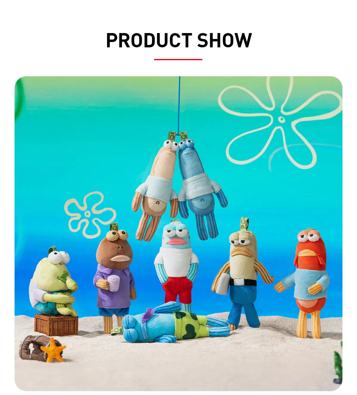 Bikini Bottom Buddies - Whimsical Plush